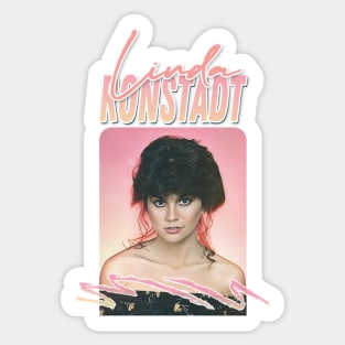 Linda Ronstadt / Original Retro Style Fan Art Design Sticker